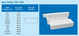 Nep vuong Tien Phat co nhieu kich thuoc cho ban lua chon