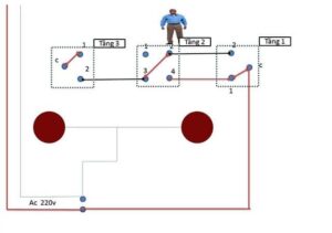 So do mach dien cau thang nha 3 tang