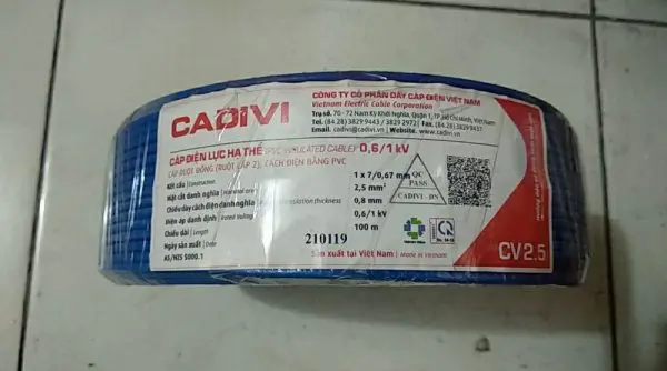 Day Dien Cadivi 2.5