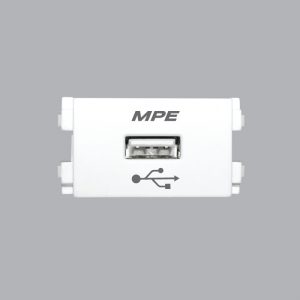 Ổ cắm sạc USB DC 5V- 1000mA A6USB - Thiết Bị Điện MPE