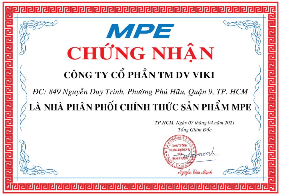 Đại lý phân phối đèn led MPE – Thiết bị điện MPE chính hãng tại TPHCM