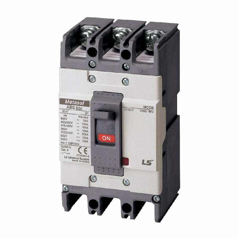 1lsx-abs63c Cầu dao khối MCCB ABN63c 3P 60A 18kA LS