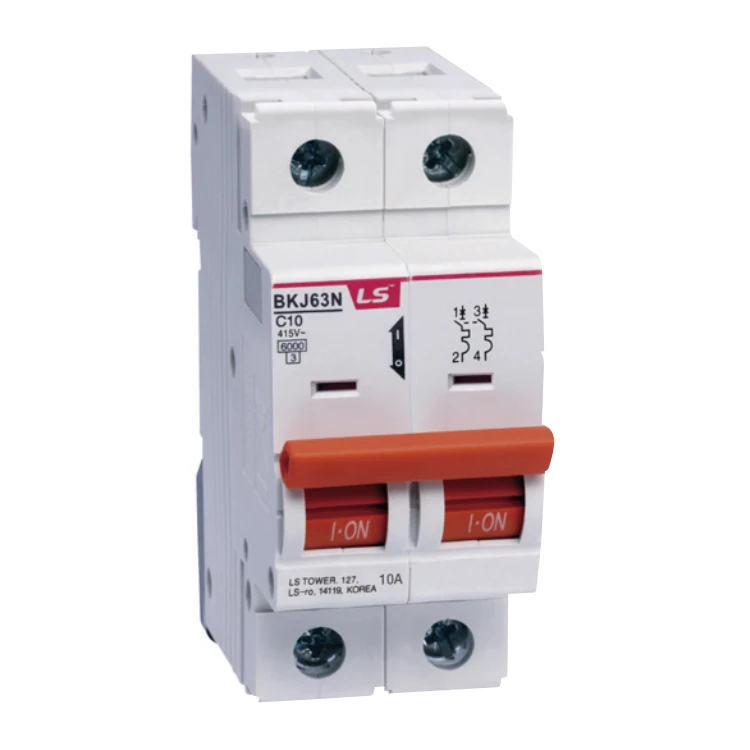 1lsx-bkj63n-2p-2 Cầu dao tép MCB BKJ63N 2P 63A 6kA LS