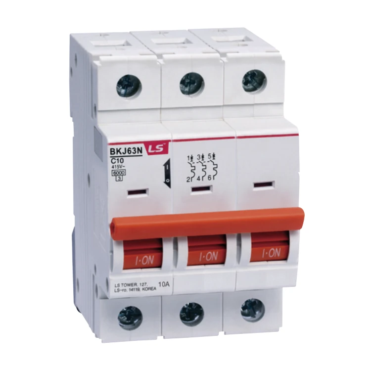Cầu dao tép MCB BKJ63N 3P 32A 6kA LS