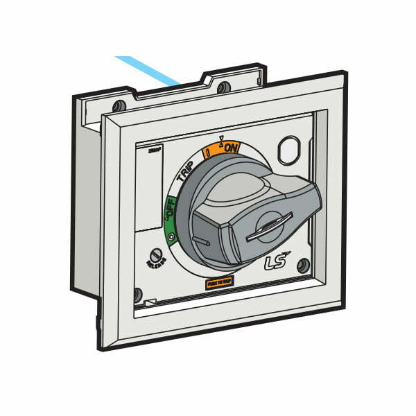 1lsx-dh1-td100-160-2 Tay xoay gắn trực tiếp DH3 cho TS400/630 LS