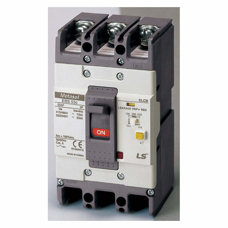 1lsx-ebs53c-2 Chống rò ELCB EBN52c 2P 40A 30kA 100/200/500mA LS