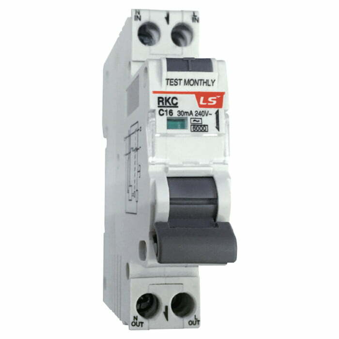 1lsx-rkc-1pn-4 Chống rò RCBO RKC 1P+N 32A 6kA 30mA LS