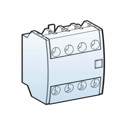 1lsx-ua-4 Tiếp điểm phụ UA-4 (bên trên) 2NO+2NC cho MC-6a...150a LS