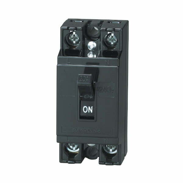 1pan-hb-4 Cầu dao an toàn 2P 6A 1kA Panasonic BS11106TV