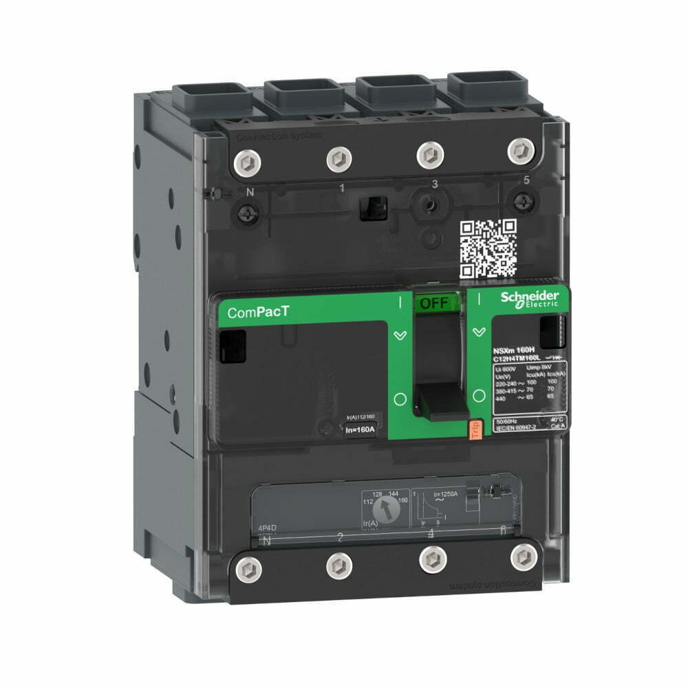 1sch-c11e6tm016l-1 Cầu dao khối MCCB NSXm B 4P 50A 25kA trip TMD chỉnh dòng Schneider C11B6TM050L