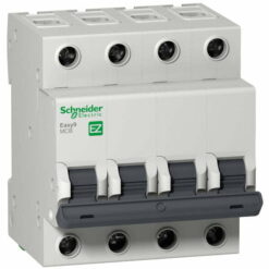 Cầu dao tép MCB Easy9 4P 63A 4.5kA Schneider EZ9F34463