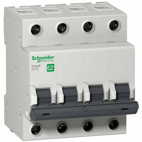 1sch-mcb-easy9-4p-2 Cầu dao tép MCB Easy9 4P 63A 4.5kA Schneider EZ9F34463