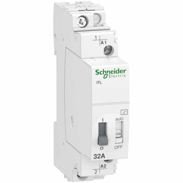 1sch-relay-itl-1p-1no-32a Rơ le điều khiển bằng tín hiệu xung iTL 1P 1NO 32A ON-OFF switch Schneider A9C30831