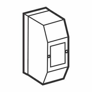 1sin-4cc2 Hộp chứa 2 MCB gắn nổi 4CC2