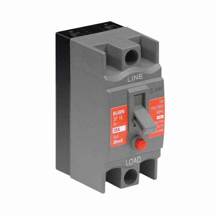 1sin-bl68n-2 Cầu dao an toàn chống rò 20A 30mA Vanlock BL68N/20A