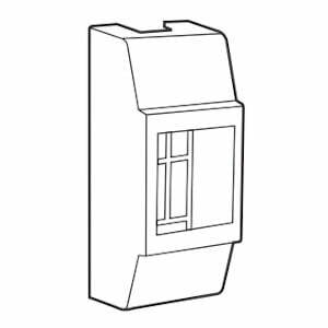 1sin-hb-bs121 Hộp gắn nổi chứa át kiểu BS121 (kiểu HB) Sino HB/BS121