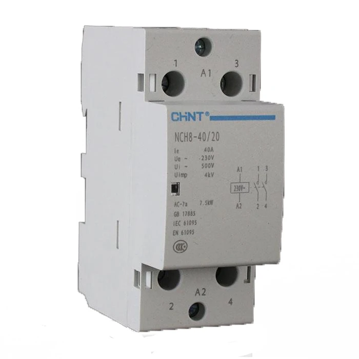 256081 Khởi động từ NCH8-40/20 2P 40A 2NO AC230V Chint