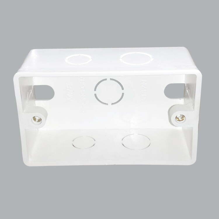 2mpe-a157n Đế nhựa âm tường đơn MPE A157N