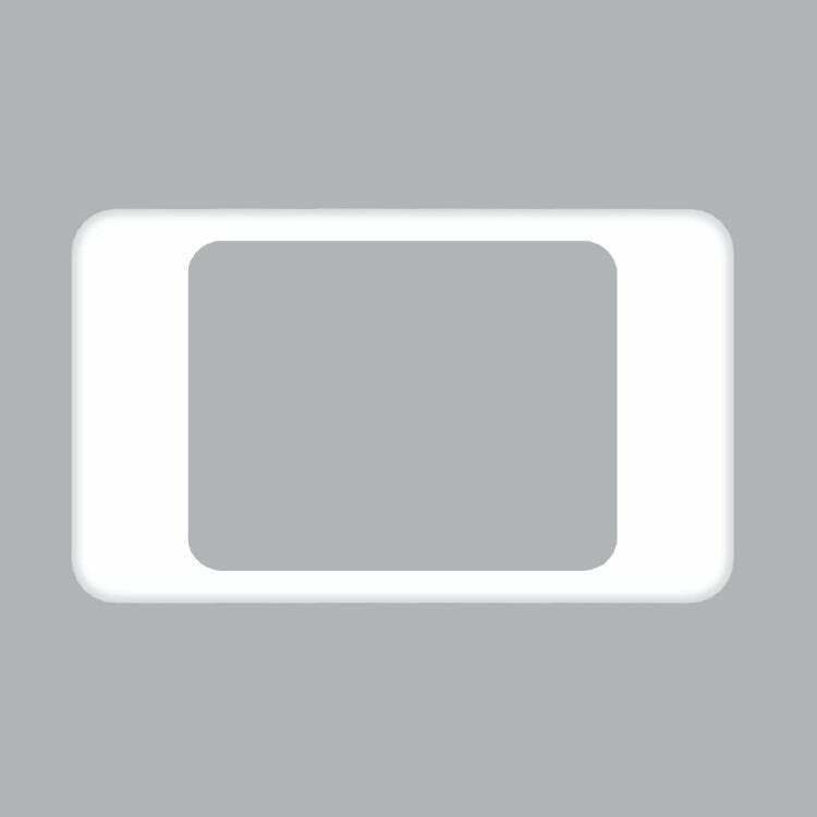 2mpe-a20-ip Viền đôi màu trắng kiểu iPhone MPE A20-IP