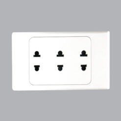 Bộ ổ cắm A20 Plus ba 2 chấu đế liền 16A MPE A20US3N