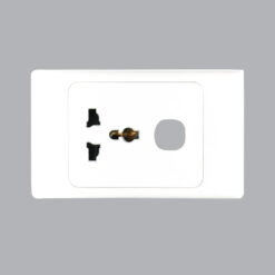 Bộ ổ cắm A20 Plus đơn đa năng 16A + 1 lổ MPE A20USMXN