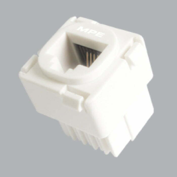 2mpe-a30rj64 Ổ cắm điện thoại 4 dây MPE A30RJ64