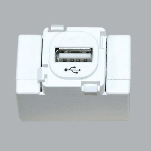 2mpe-a30usb Ổ cắm sạc USB DC 5V-1A MPE A30USB
