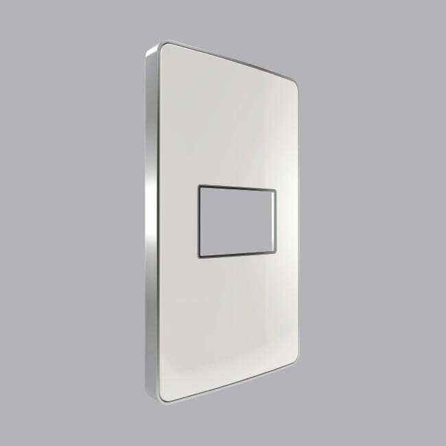 2mpe-a601s Mặt A60 1 thiết bị viền bạc MPE A601S