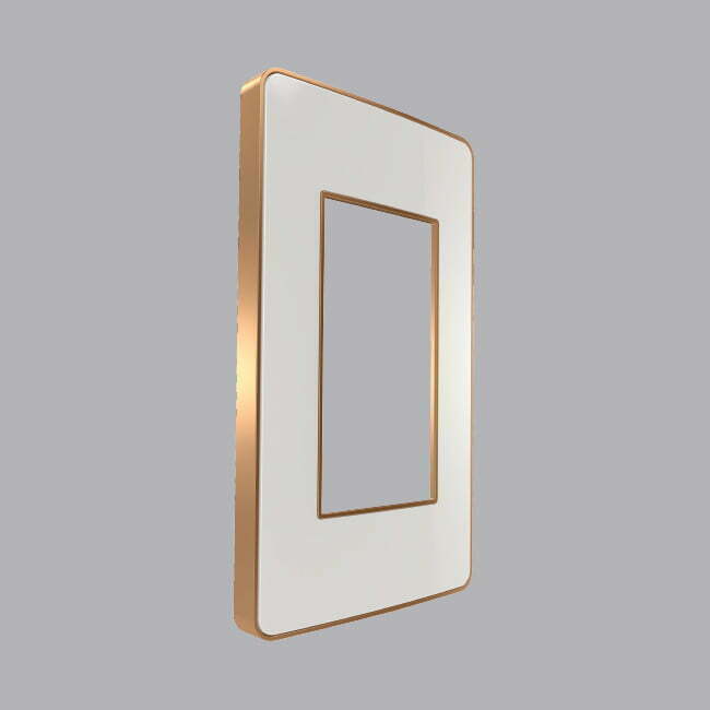 2mpe-a603g Mặt A60 3 thiết bị viền vàng MPE A603G