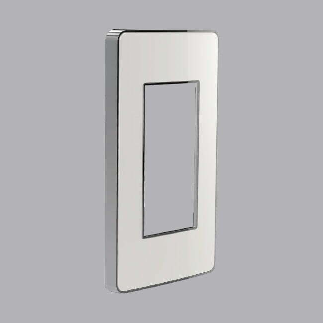 2mpe-a603s Mặt A60 3 thiết bị viền bạc MPE A603S