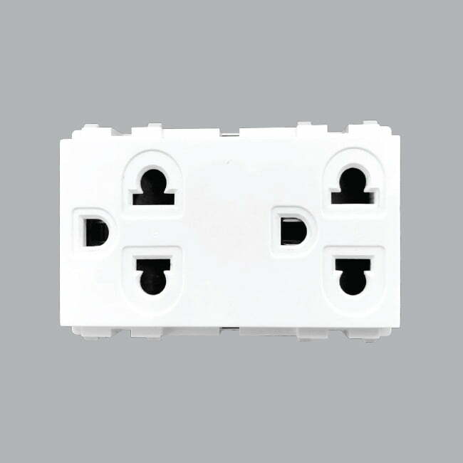 2mpe-a6ues2 Ổ cắm đôi 3 chấu MPE A6UES2