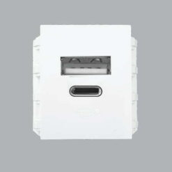 Ổ cắm sạc USB kiểu A & kiểu C DC 5V-2.1A MPE A7USB-A/C