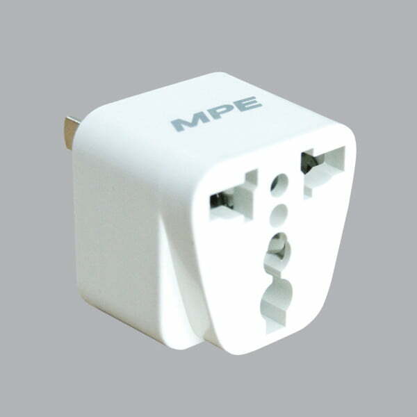 2mpe-ad1 Ổ cắm du lịch, chân dắm dẹp - tròn MPE AD1