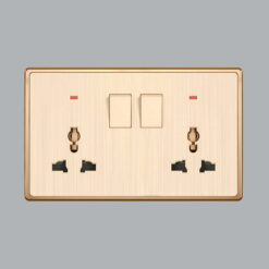 Bộ 2 ổ cắm đa năng + 2 công tắc S70 10A MPE S7MS2