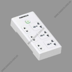 Ổ cắm có dây 3 mét 15A, 3 ổ cắm đa năng + 3 ổ cắm 2 chấu + 1 công tắc Nanoco NES3332-3