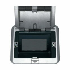 Ổ cắm âm sàn 3 thiết bị (chưa bao gồm thiết bị) + đế âm (54x119x119mm) Panasonic DUF1200LTK-1