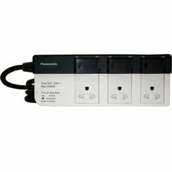 Ổ cắm có dây 3 ổ cắm 3 công tắc phụ 3500W dây 3m Panasonic WCHG28334