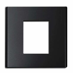 Mặt vuông 2 thiết bị đen ánh kim Panasonic WEB7812MB