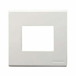 Mặt vuông 2 thiết bị trắng ánh kim Panasonic WEB7812MW