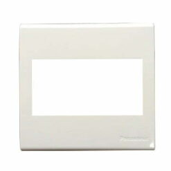 Mặt vuông 3 thiết bị trắng ánh kim Panasonic WEB7813MW