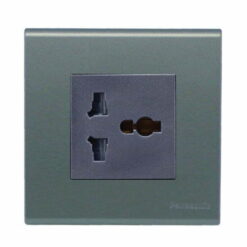 Bộ ổ cắm đa năng chuẩn BS 13A xám ánh kim Panasonic WEBP1041B-MH