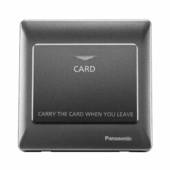 Bộ công tắc thẻ Minerva 220V 16A xám ánh kim Panasonic WEC5781MYH-VN