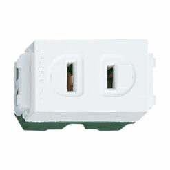 Ổ cắm đơn (cho phích cắm dẹp) 16A màu trắng Panasonic WEG1001SW