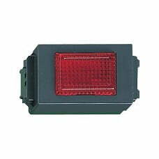 Đèn báo màu đỏ 220VAC màu xám Panasonic WEG3032RH