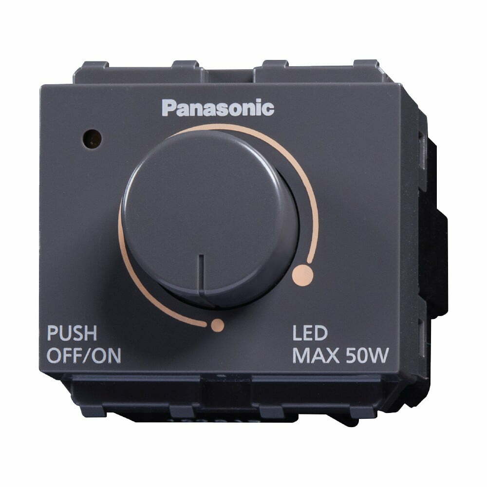 2pan-weg57912h Bộ dimmer đèn LED (Max 8 đèn hoặc 50W) màu xám Panasonic WEG57912H