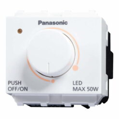 Bộ dimmer đèn LED (Max 8 đèn hoặc 50W) màu trắng Panasonic WEG57912SW