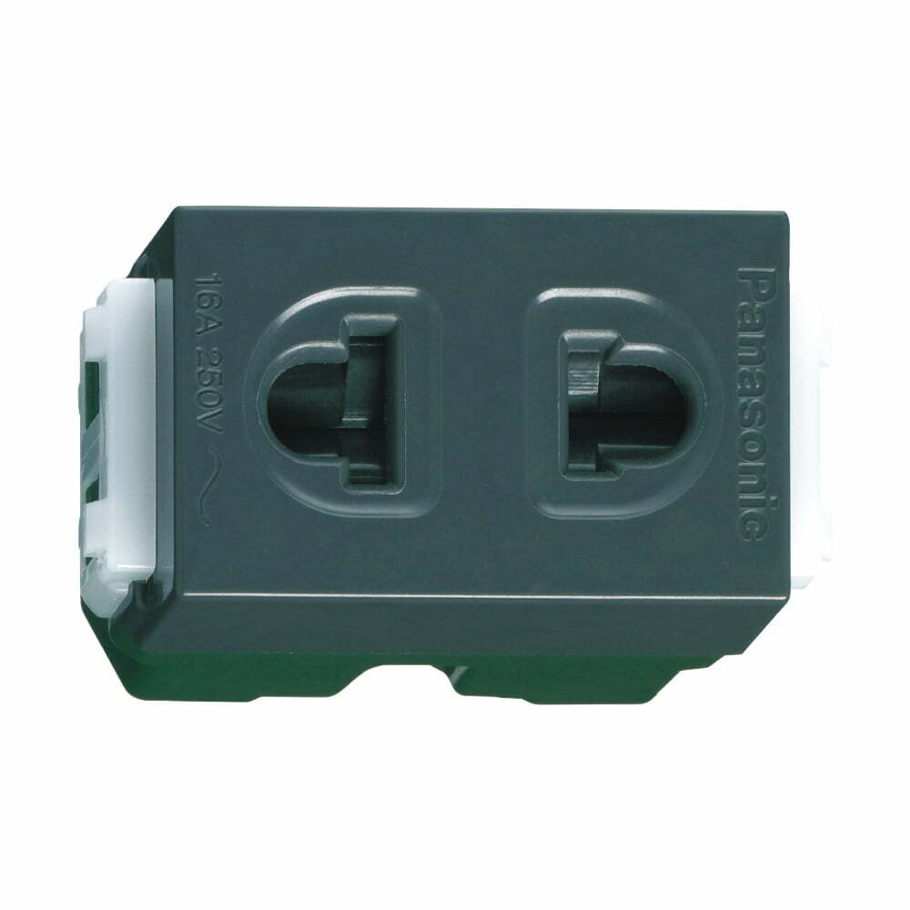2pan-wev1081h Ổ cắm đơn 16A cắm nhanh màu xám Panasonic WEV1081H