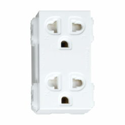 Ổ cắm đôi 3 chấu 16A bắt vít màu trắng Panasonic WEV1582-7SW