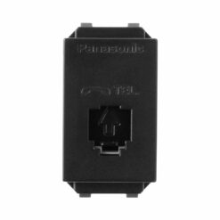 Ổ cắm điện thoại 4 cực màu xám Panasonic WEV2364H