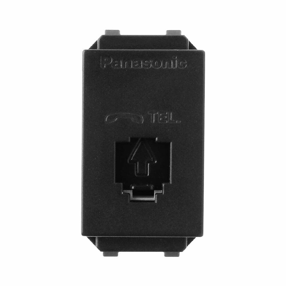 2pan-wev2364h Ổ cắm điện thoại 4 cực màu xám Panasonic WEV2364H